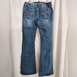 Vigoss Wide Leg Jeans in Denim Blue